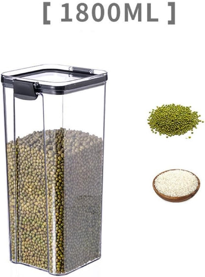 🥣 Airtight Food Storage Container 🍃 | Fresh Lock Pantry Jar 📦 | Kitchen Organizer Set 🏠