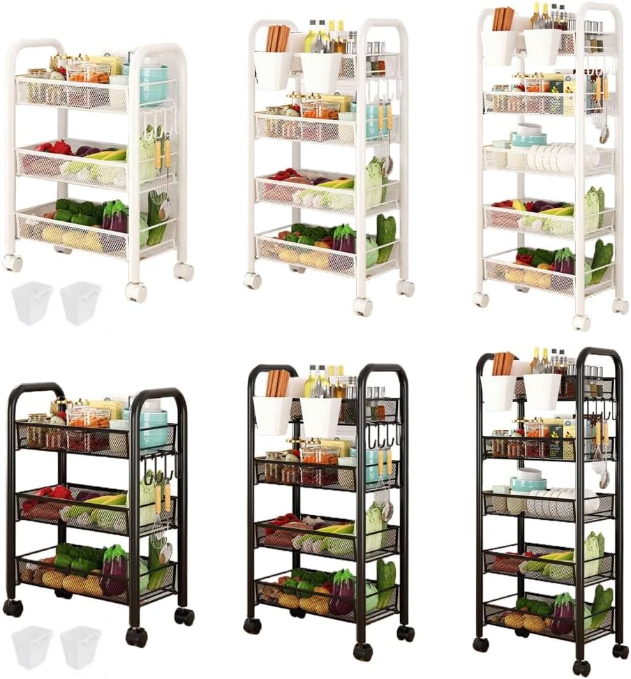 🥬 Kitchen Storage Organizer Rack 🍽️ | Vegetable Storage Shelf 📦 | Efficient Pantry Stand 🏠