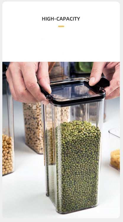 🥣 Airtight Food Storage Container 🍃 | Fresh Lock Pantry Jar 📦 | Kitchen Organizer Set 🏠
