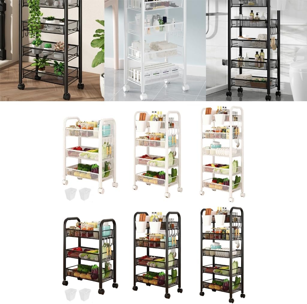 🥬 Kitchen Storage Organizer Rack 🍽️ | Vegetable Storage Shelf 📦 | Efficient Pantry Stand 🏠