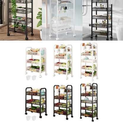 🥬 Kitchen Storage Organizer Rack 🍽️ | Vegetable Storage Shelf 📦 | Efficient Pantry Stand 🏠