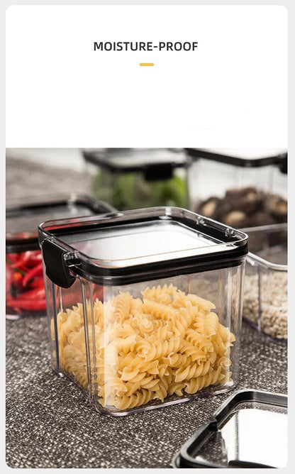 🥣 Airtight Food Storage Container 🍃 | Fresh Lock Pantry Jar 📦 | Kitchen Organizer Set 🏠