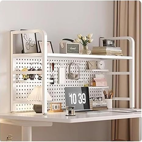 📚 Metal Desktop Bookshelf 🗄️ | Multi-Layer Desk Organizer ✨ | Space-Saving Storage Rack 🏠