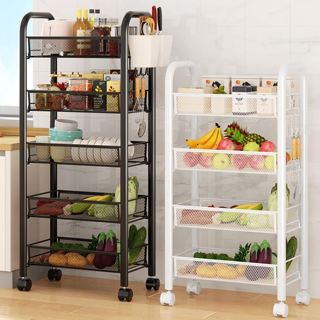 🥬 Kitchen Storage Organizer Rack 🍽️ | Vegetable Storage Shelf 📦 | Efficient Pantry Stand 🏠