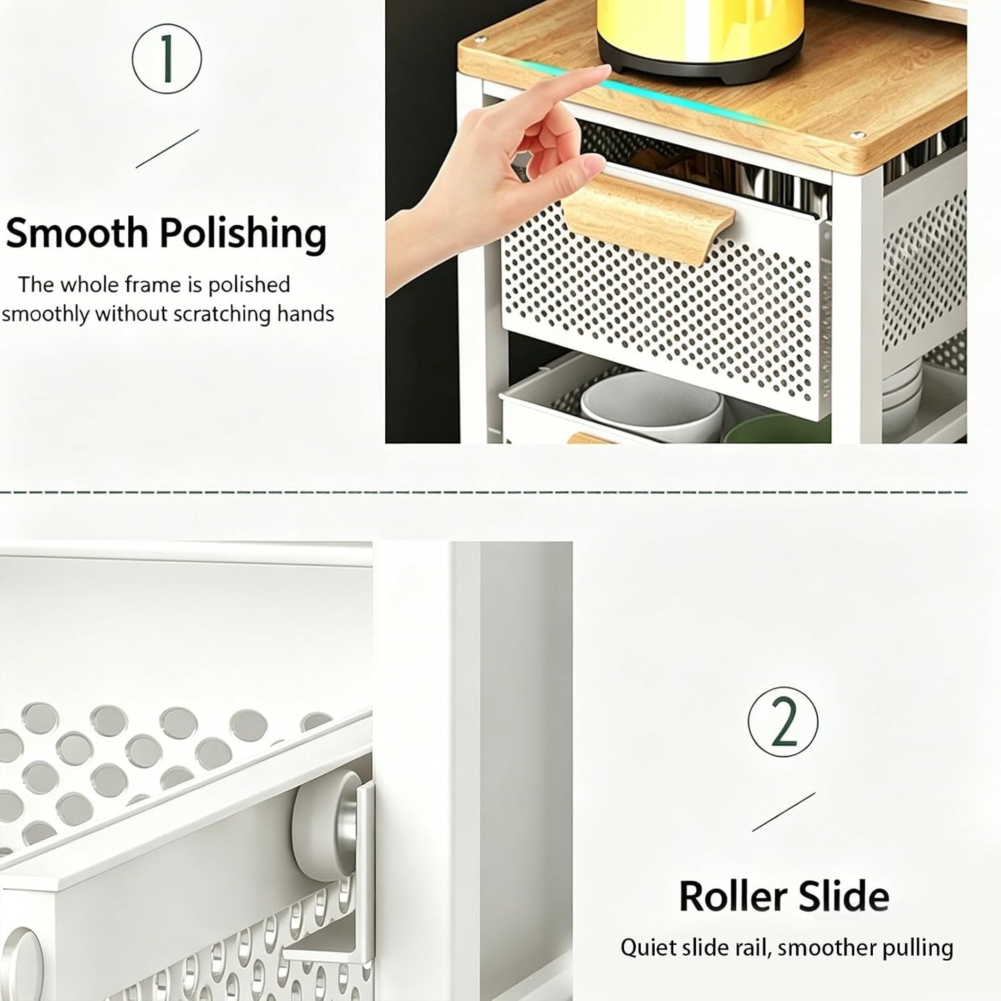 🗂️ Multi-Tier Storage Rack 🏠 | Freestanding Organizer Shelf 📦 | Space-Saving Home Unit ✨